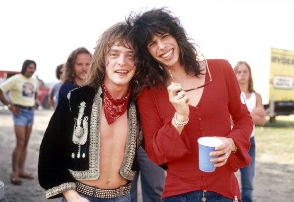 Rick Derringer And Steven Tyler Of Aerosmith 