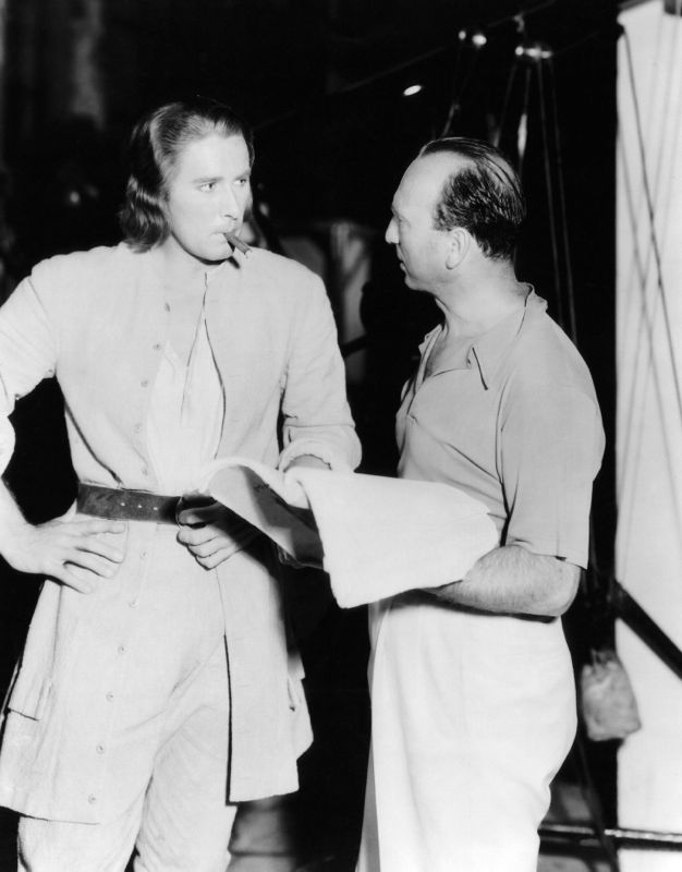 Errol Flynn & Michael Curtiz