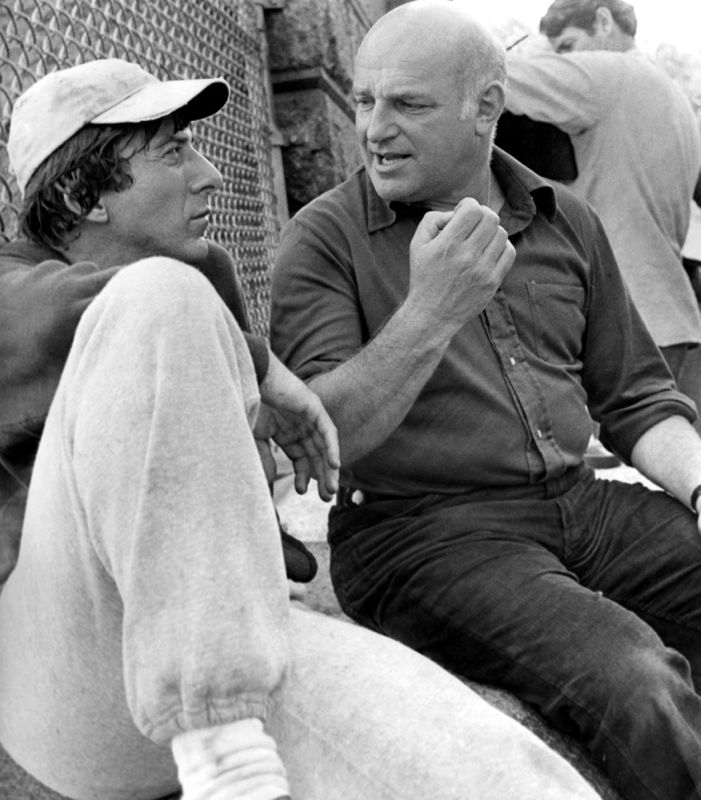 John Schlesinger & Dustin Hoffman