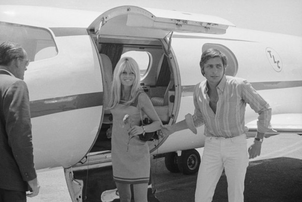 Brigitte Bardot and Gunther Sachs