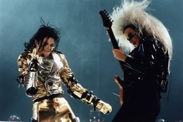 Michael Jackson and Jennifer Batten 