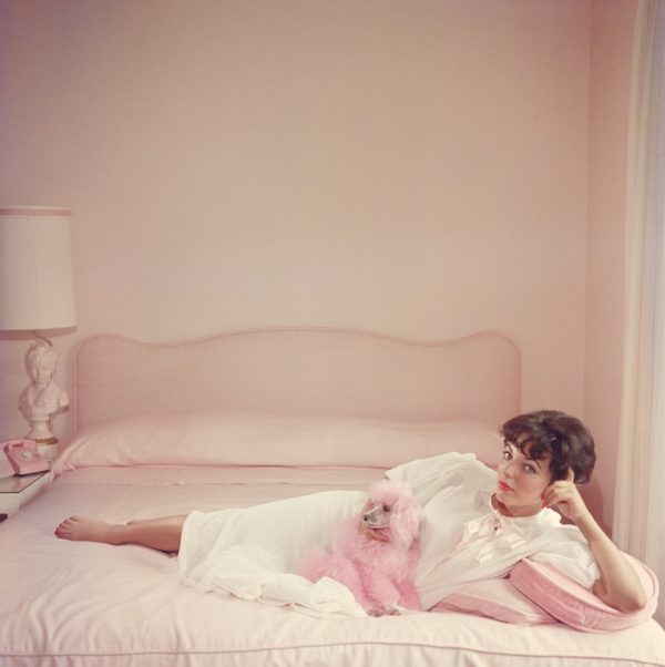 Joan Collins Relaxes
