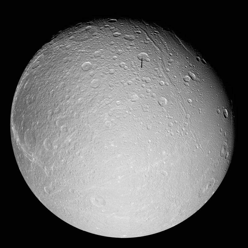 Saturn's Moon Dione