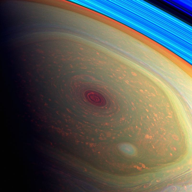 Saturn North Polar Storm